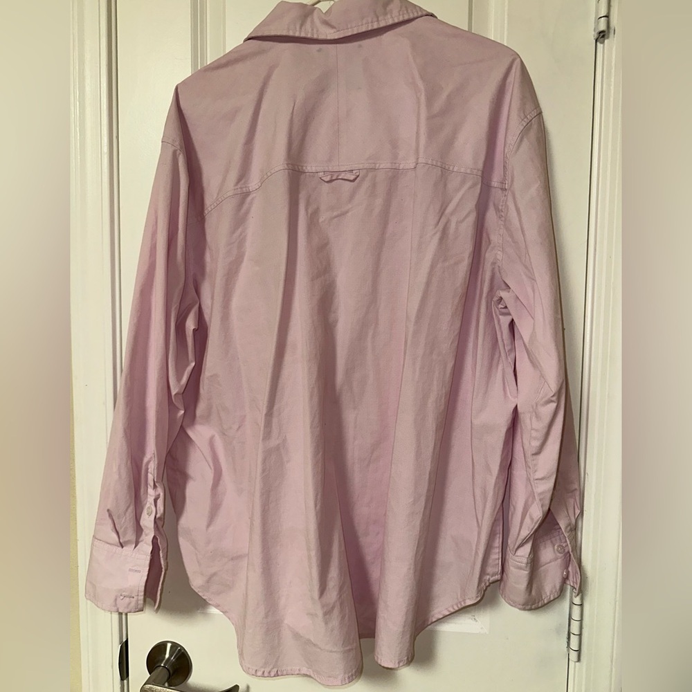Casa Cabana Light Pink Button Down - Picture 6 of 6